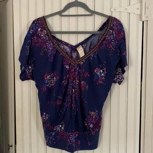 Anthropologie sz Medium short sleeve top